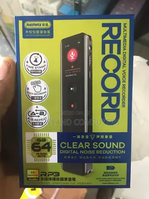 Remax Digital Multimedia Voice Recorder (Rp3)