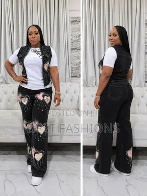 Ladies 3pcs Jeans Trousers
