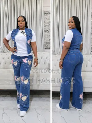 Ladies 3pcs Jeans Trousers