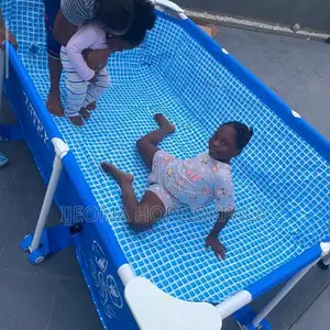 Intex 7ft 3" X 4ft 11" X 23" Steel Frame Pool for Children