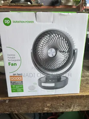 10” Rechargeable Desk Fan