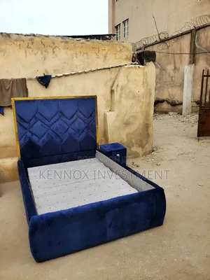 4 and Half by 6 Quality Designed Bedframe With 1 Bedside Drawer