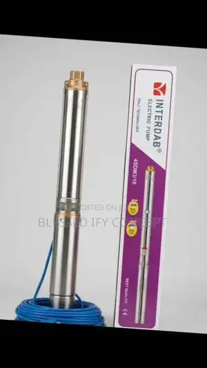 0.75hp Interdab Submersible Pumping Machine, 100% Copper