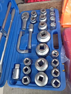 26 Pieces Socket Set 3/4" 1" 12pt Matte