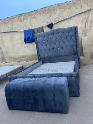 Top-Notch 4 and Half by 6 Bedframe With a Standard Ottoman