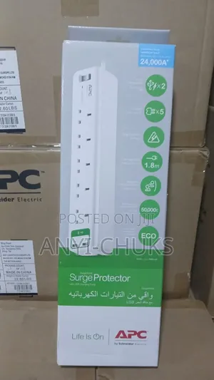 Apc Surge Protector With 2 Usb Ports