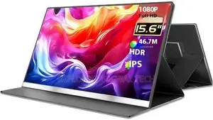V2com P4 15.6" Portable Monitor, Ultra-Slim Narrow Bezel Full Hd