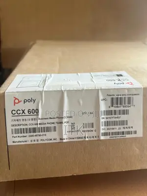 Poly CCX 600 Business Media Ip Phone