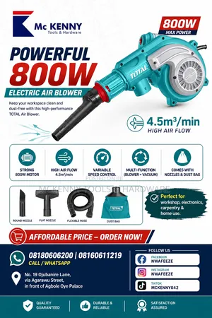 Electric Blower Machine 800w