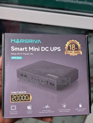 Marsriva Kp5 Max 20000mah Smart Mini Router Dc Ups 18 Watt Battery