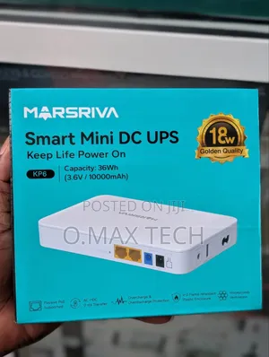 Marsriva Smart Mini Dc Ups 10000mah Router Power Bank