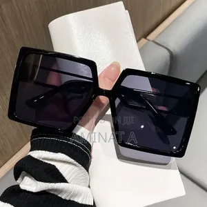 Big Frame Ladies Sunglasses - Black and Nude