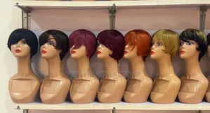 Tiwa Short Wig Curly and Straight Hair