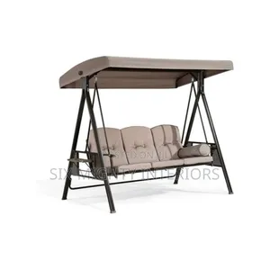 Outdoor Swing Chair With Canopy 3 Seater