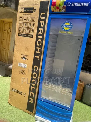 Snowsea 400l Upright Beverage Cooler – Sleek Glass Design