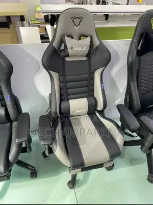 Ash and Black Gaming Chair