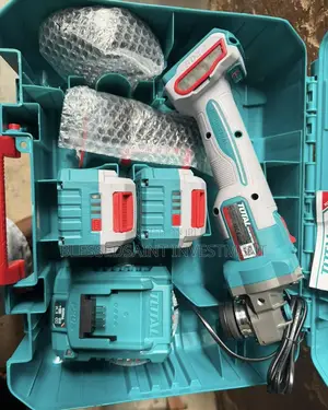 Total Cordless Brushless Angle Grinder With 4.0ah Battery