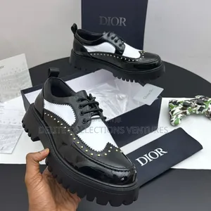 *Christian Dior Shoe With Stones “Black White”