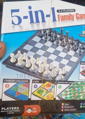 5 in 1 Family Indoor Games