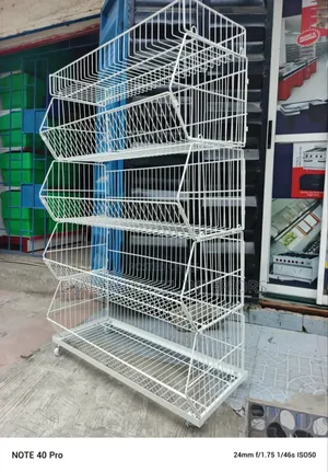 A Unique Imported Heavy-Duty Multi-Layer Wire Basket Display Rack