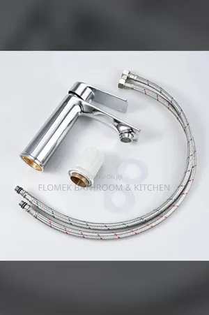 Durable Stainless Steel Wash Basin Tap With Flexible Hoses