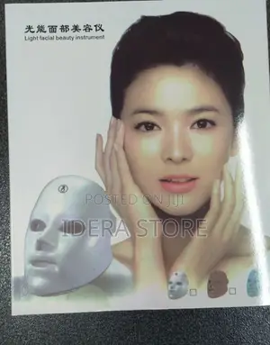 Rechargeable Facial Led Mask 7 Color Photon Therapy Firming Face