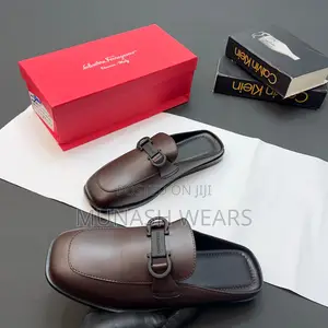 Salvatore Feragamo Half Shoe Available in Brown and Black