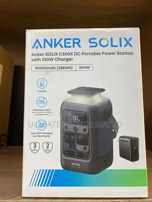 Anker Solix C300 Dc Power Bank Station With 100w Charger