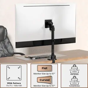 Monitor-arm Ultrawide Heavy Duty 24-57'' - Single Monitor Mount