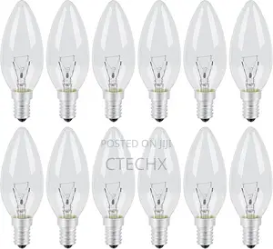 E14 Light Bulb 25w Ses Dimmable Candle Bulbs Warm White 12-Pack