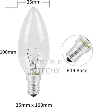 Vanke E14 Candle Bulb 25w, Ses Dimmable, , 12 PCS in Pack, Clear