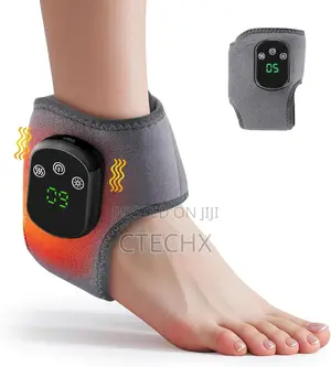 3-in-1 Foot Massager, Cordless Heating Pad Wrap, Ankle Massager
