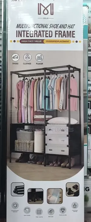 Multifunctional Clothes, Shoe and Hat Rack