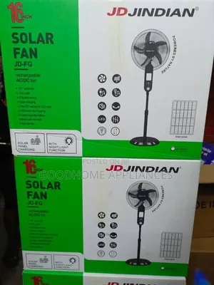 Solar Rechargeable Fan