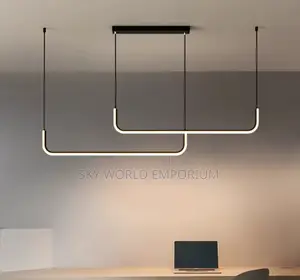 Nordic Creative Line Chandelier Led Pendant Lamps