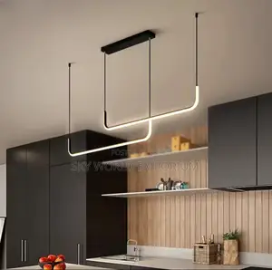 Nordic Creative Line Chandelier Led Pendant Lamps