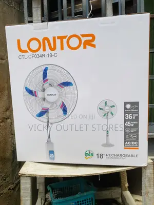 Lontor 18”Rechargeable Standing Fan
