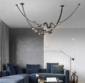 Italian Design Creative Leather Pendant Chandelier