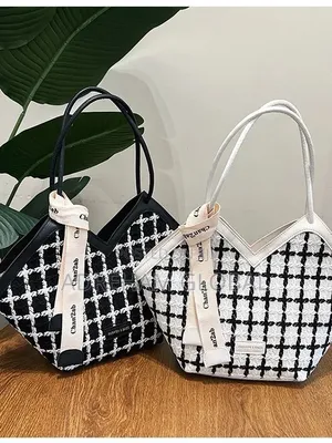 Jackie Quality Twead Bucket Tote Bag