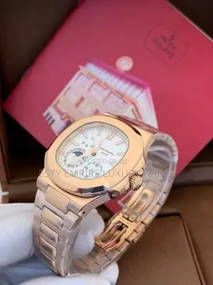 Patek Philippe Automatic Engine Rose Gold Chain Wrist