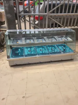 5plate Locally Fabricated Food Display Warmer