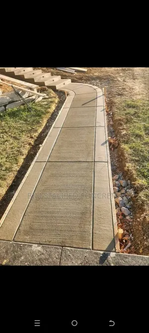 Stamped Concrete Floor, Sealer, Color Hardener, Acrylic, Floor Polish.