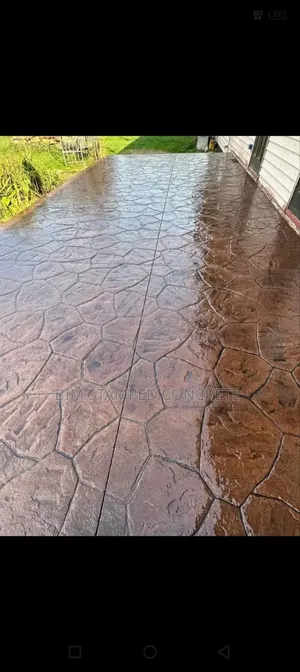 Stamped Concrete Floor,Polished Stone, Acrylic, Sealer Mart.