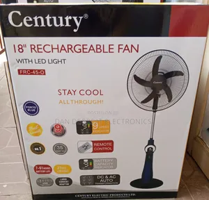 Century 18" Rechargeable Standing Fan FRC-45-O