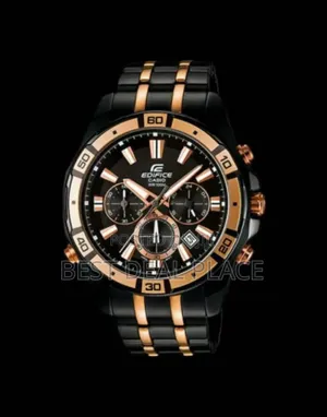 Casio Edifice Chronograph Watch For Men Stainless Steel Efr-534bkg-1av