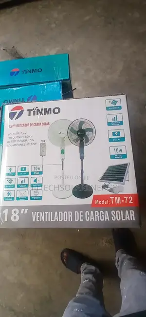 18inches Tinmo Solar Rechargeable Fan