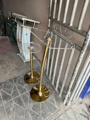 Gold Gold Acrylic Pulpit Services