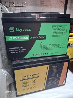 12v/100ahs Skytecc Lithium-Iron Battery With Smart BMS Display