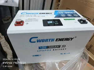 200ah/12v Cworth Lithium Battery Available Now