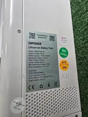5.7kwh 48v Dipower Byd Grade a Lithium Battery